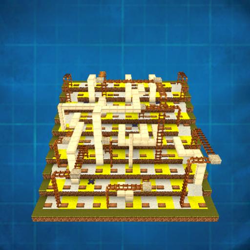 medium snakes and ladders 3-D game