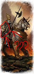 Demigryph Knight (Halberds) with Shields