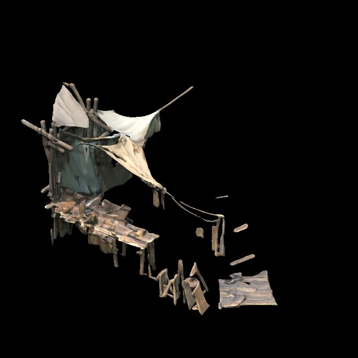 Broken Market Stall