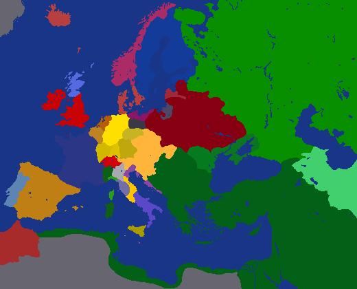Extendet Europe (Provinces) - 1625