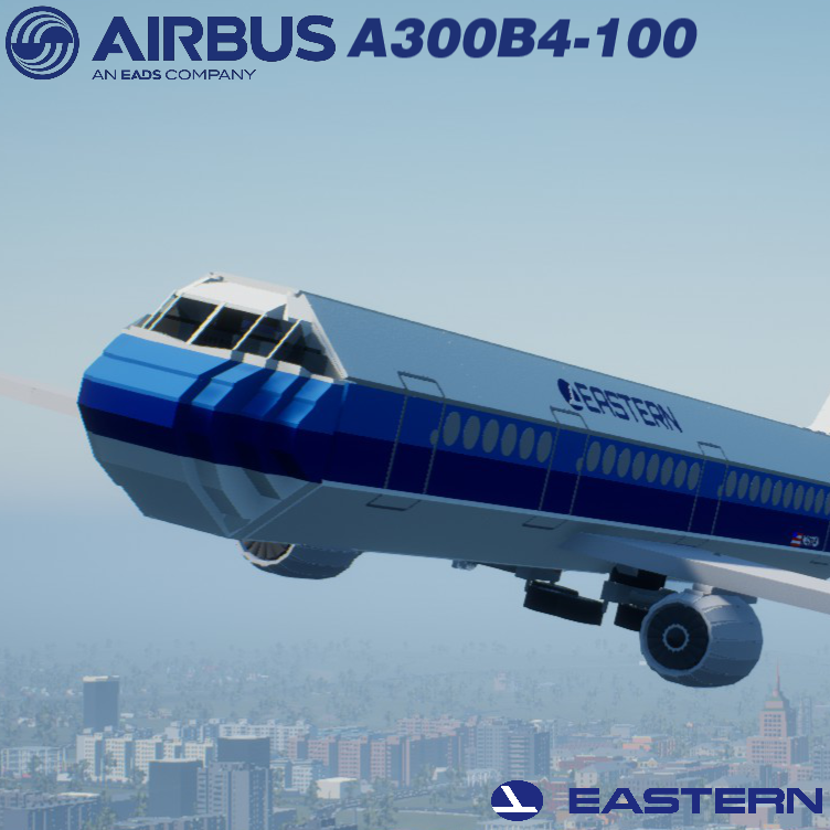 Softbody AIR LINER Airbus A300B4-100 Eastern Airlines