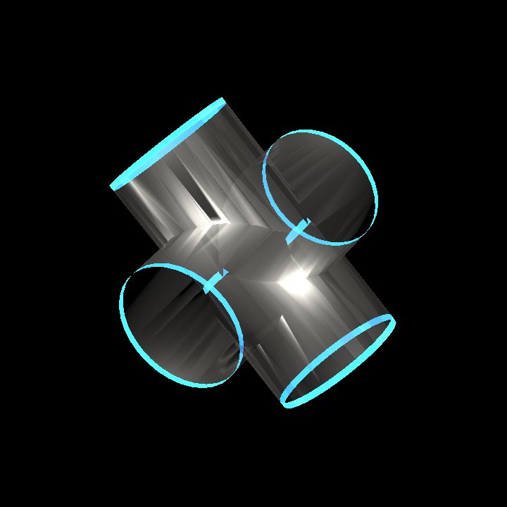 A Modular Glass Tunnels - 4way 3