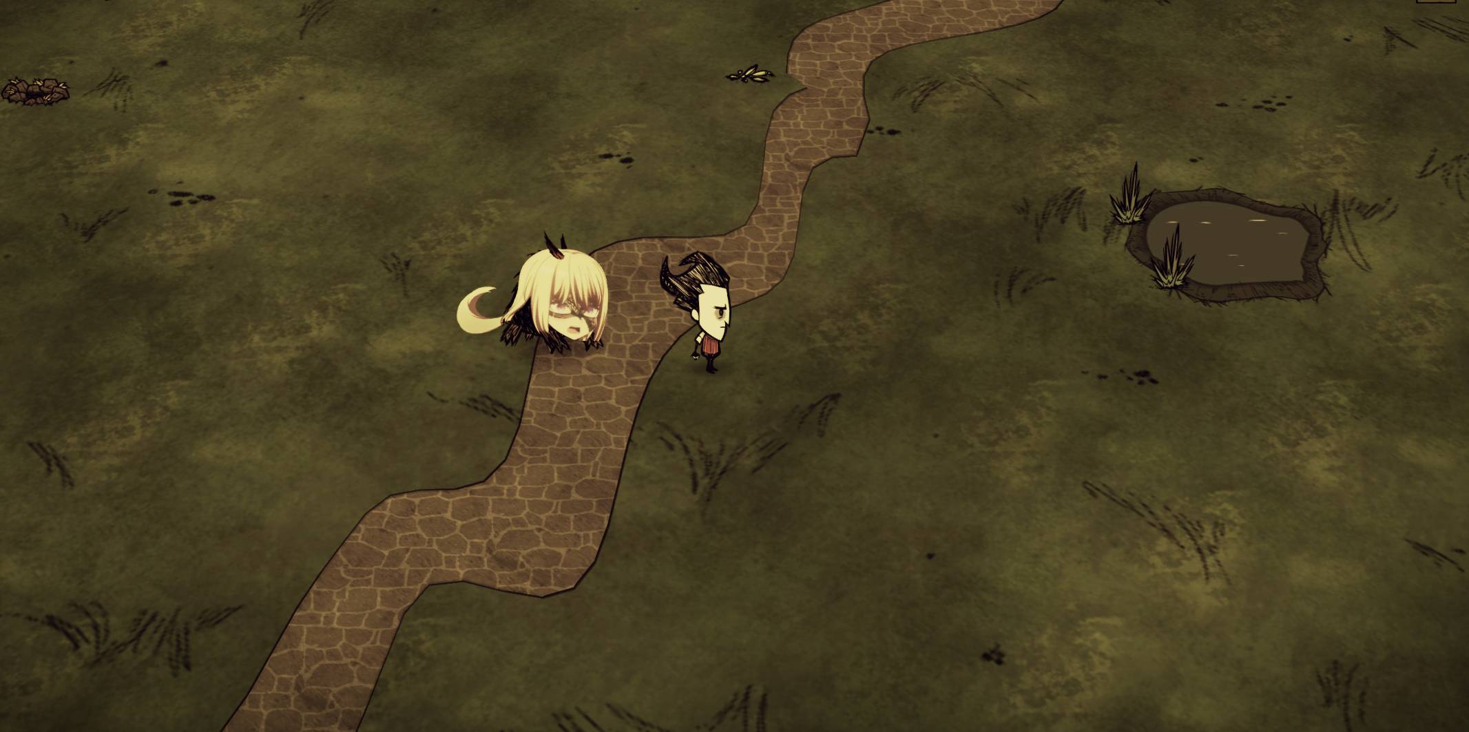 三角初华替换猎犬 – Don't Starve Together Mod