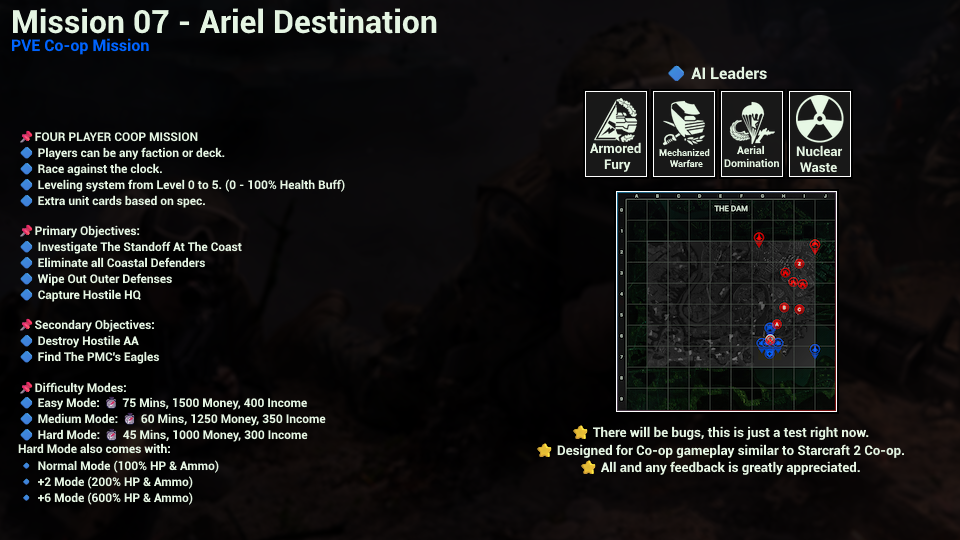 Mission 07 - Ariel Destination [PVE Co-op Mission]
