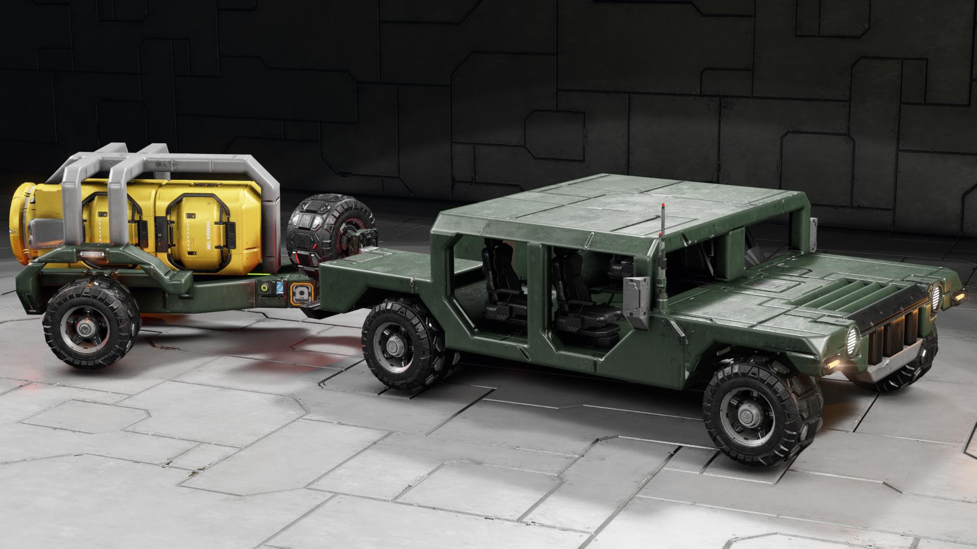 [OC] HMMWV with Hydrogen Buffalo