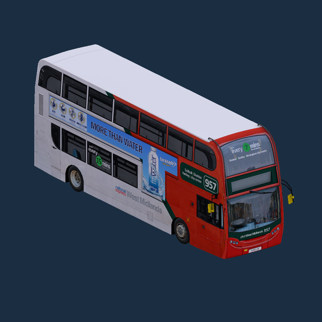 NXWM Enviro 400 - Line 957 (Advert 1)