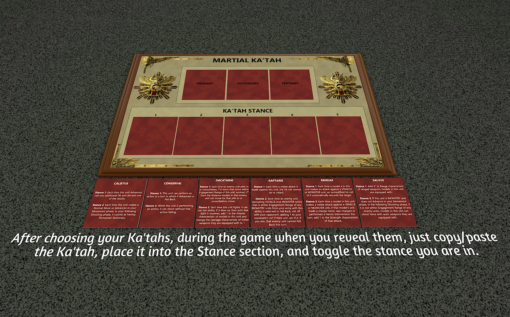 Martial Ka'tahs preview