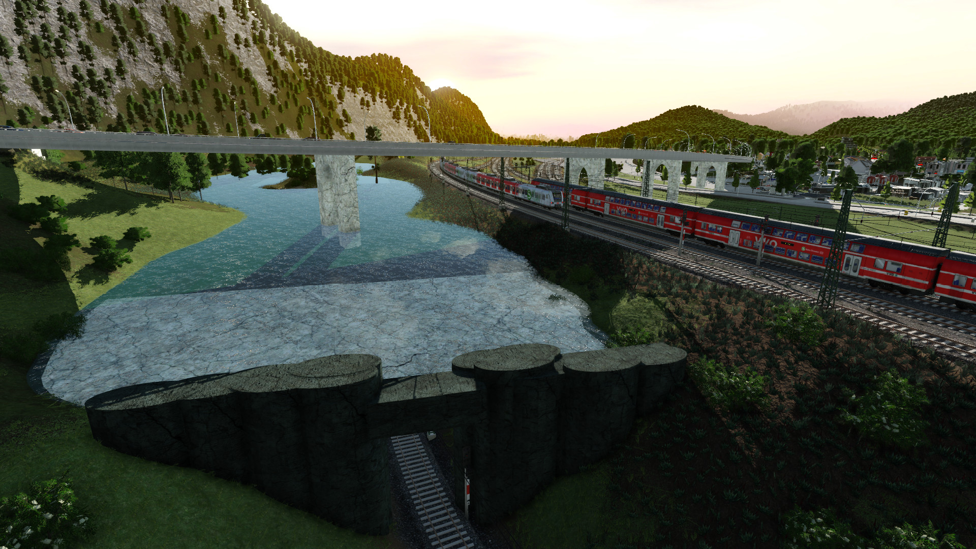 Die Brücke am See