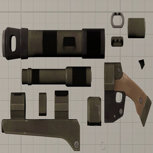 Team Fortress 2 Enhanced Hand-held Howitzer (Prop)
