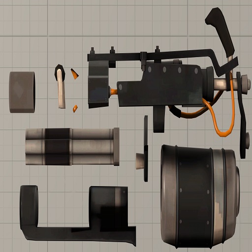 Team Fortress 2 Enhanced Assault Cannon (Prop)