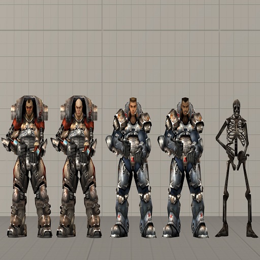 Unreal Tournament 2004 Juggernauts [Males (Ragdoll)]