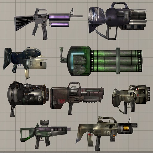 Unreal Tournament 2004 Fraghouse Invasion [Weapons (Props)]