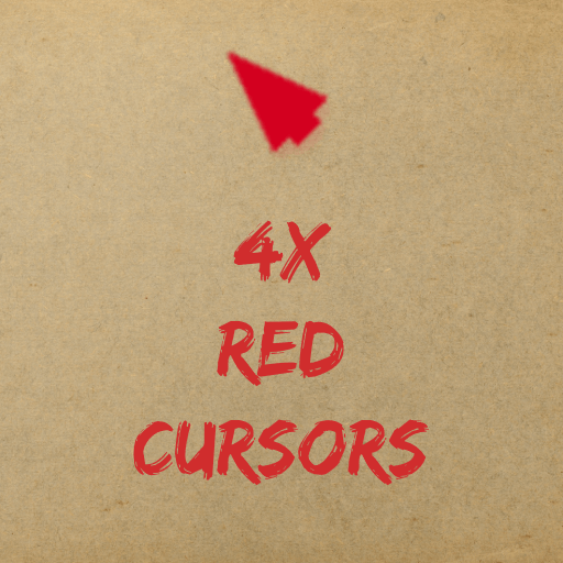 4X Red Cursors