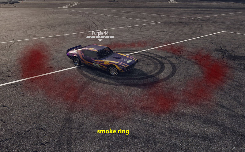 Custom red smoke