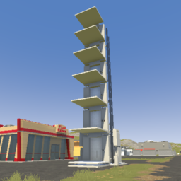 6 floor building elevator preview