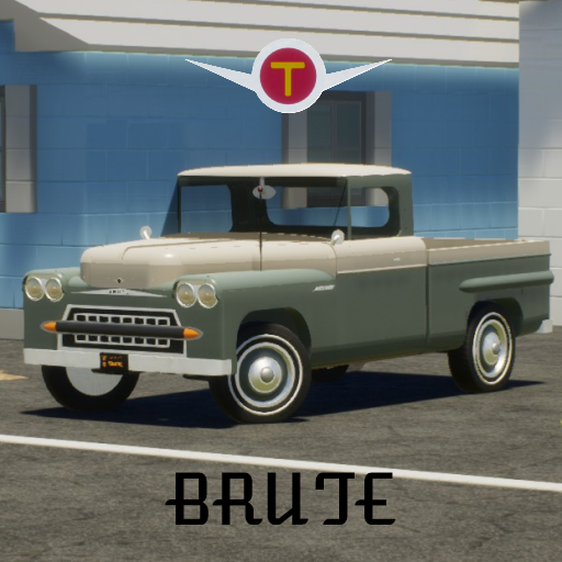 Troubadour fleetside brute pickup 1958 2 tone