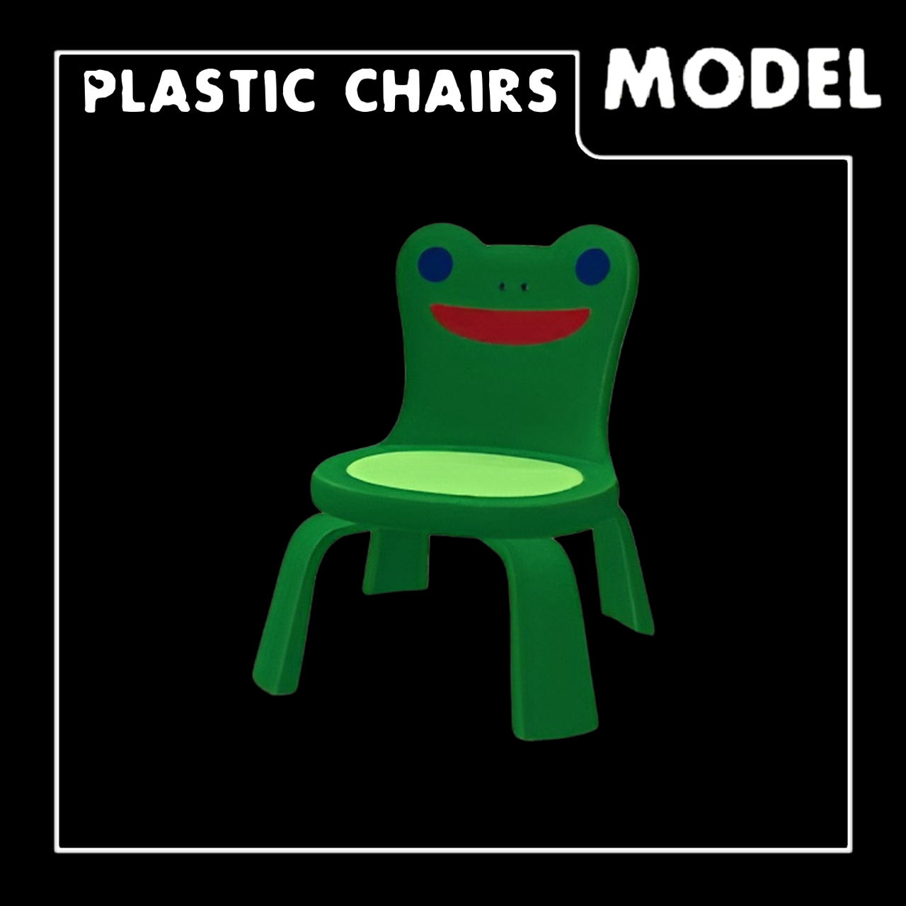 Plastic Chairs: Frog Chair [Animal Crossing New Horizons]
