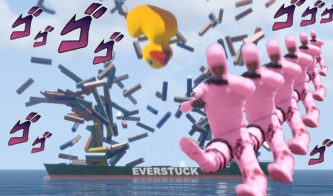 Pink Guy Dispenses Monolithic Ducklings