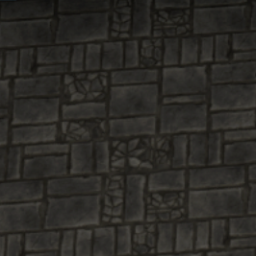 5x5 Gray Stone Crypt  Floor Tile