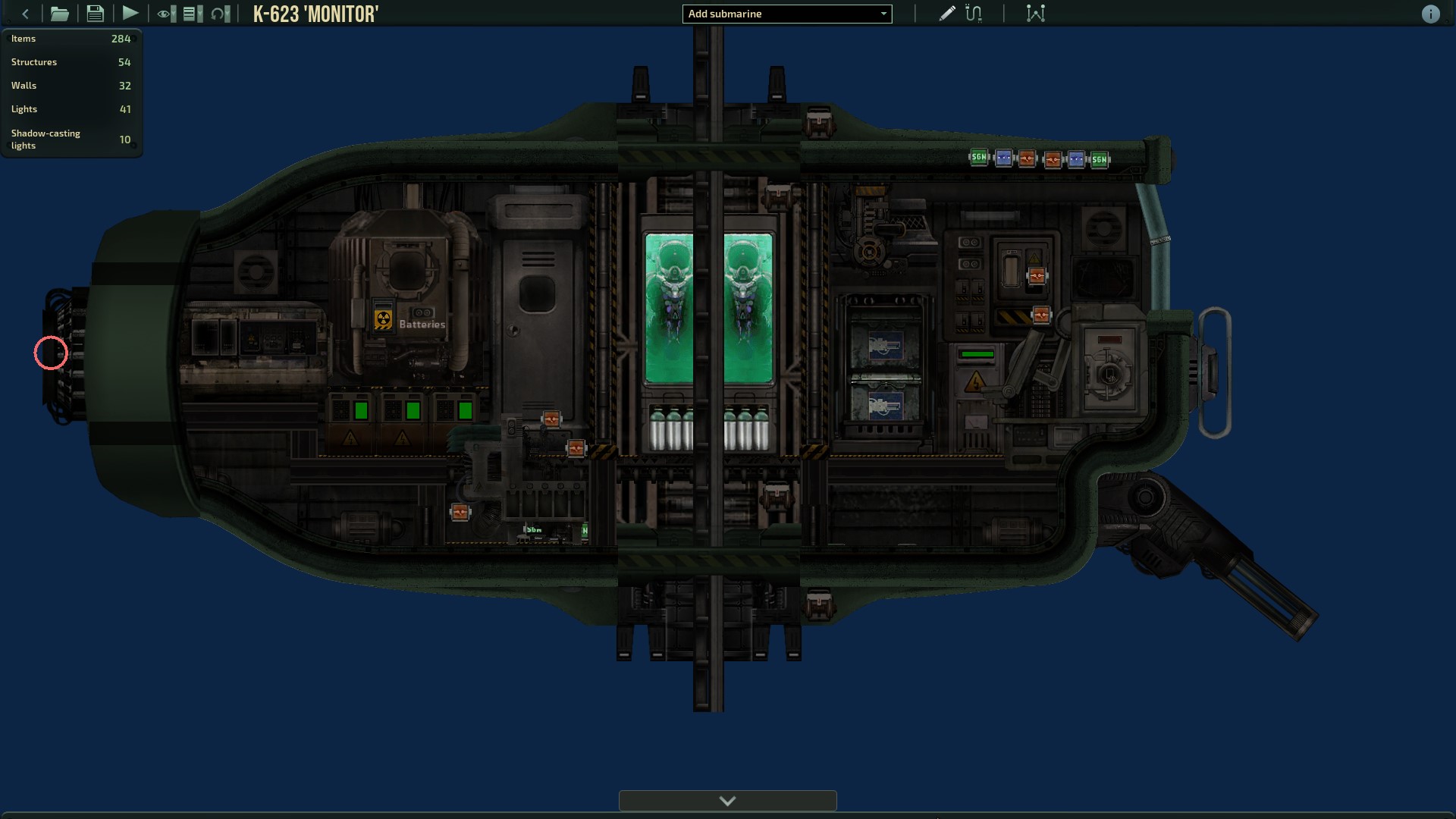 K-623 'Konusy' shuttle / solosub – Barotrauma Mod