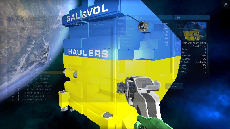 Gal&Vol Hauling Trailer