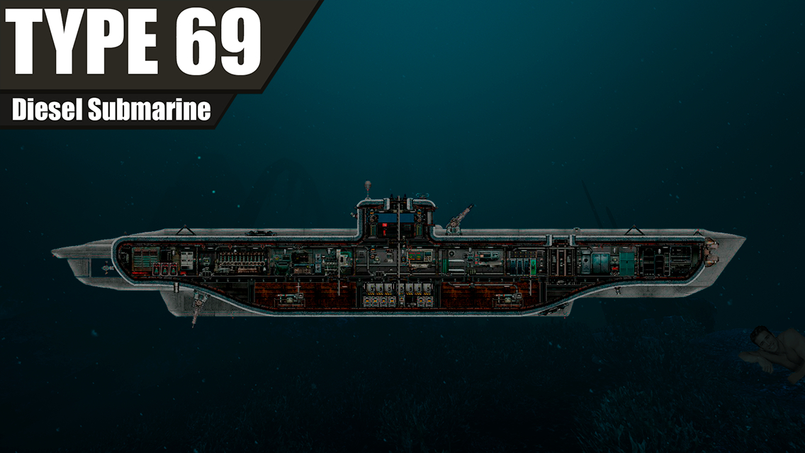 Type 69 Diesel Submarine – Barotrauma Mod