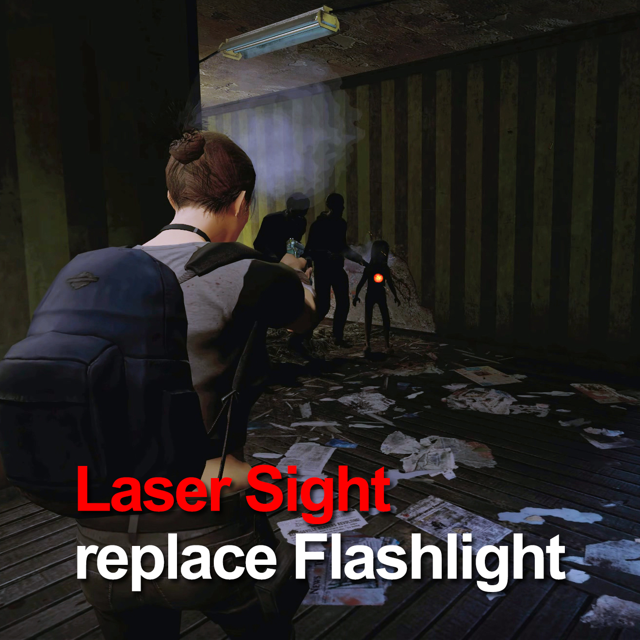 Laser Sight replace Flashlight [Mutator] preview