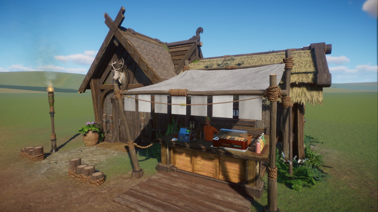 Nordic Outdoor Covered Merchant