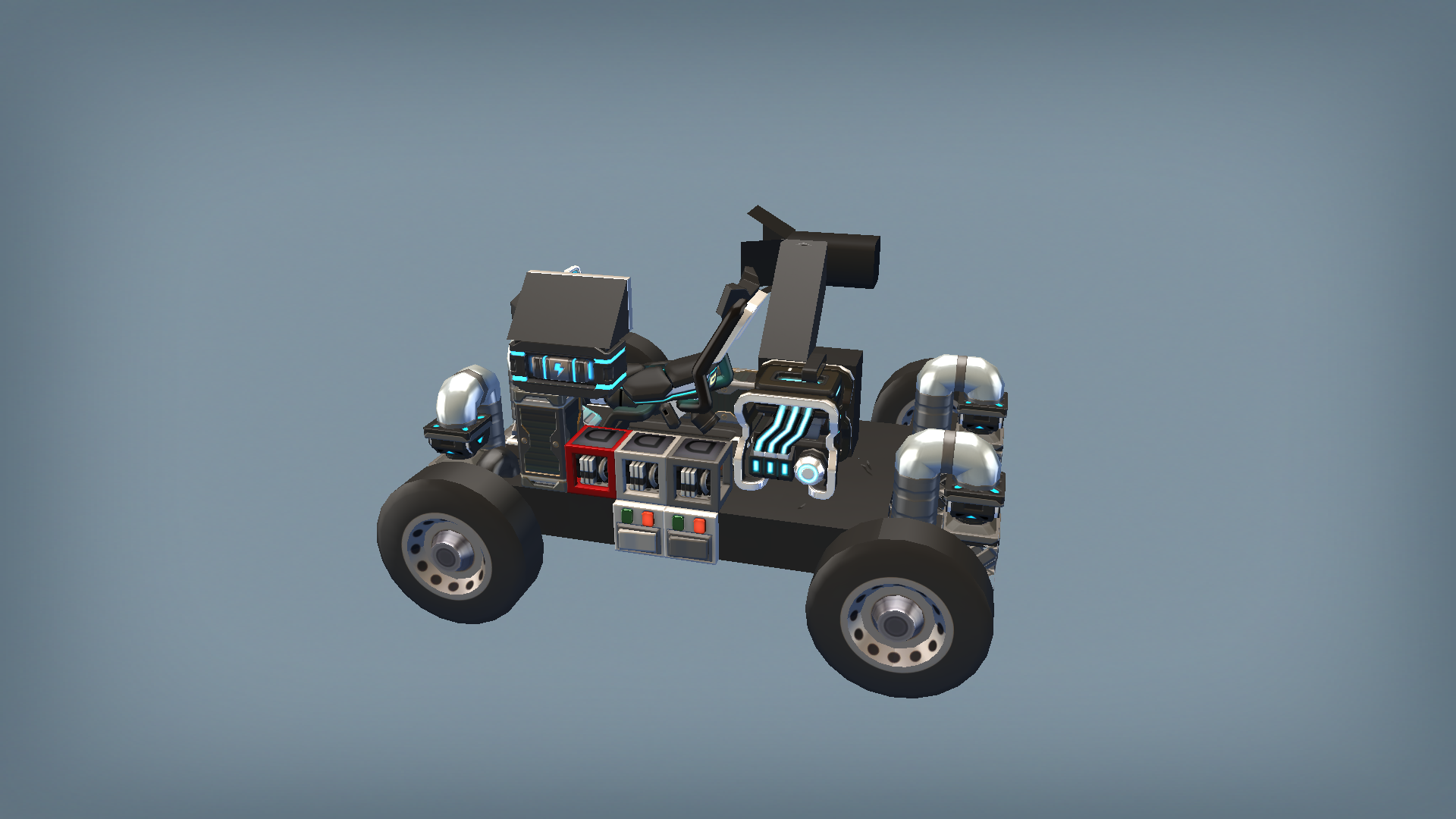 car with fixing state and brakes