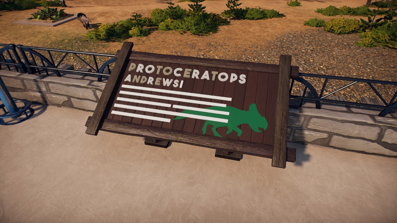 MMM Protoceratops Info Board