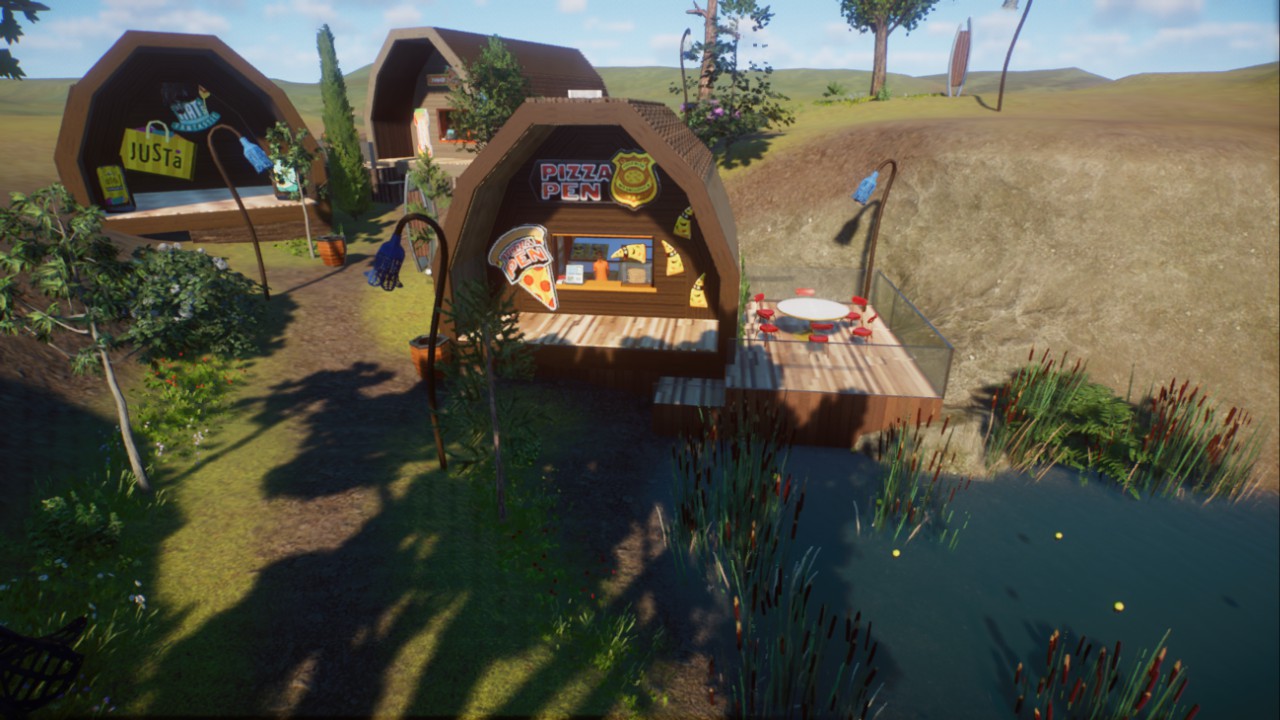 Glamping Site Shopping Area