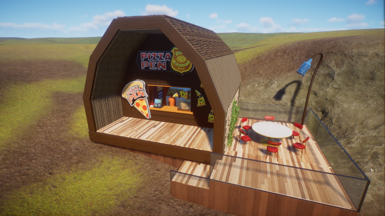 Glamping Pod Pizza Pen