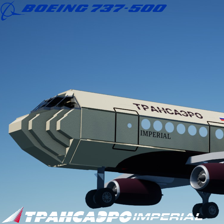 Softbody AIR LINER 737-500 Transaero Imperial