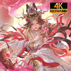 三国杀【驱傩祓禊 魔貂蝉】去和谐 4K preview