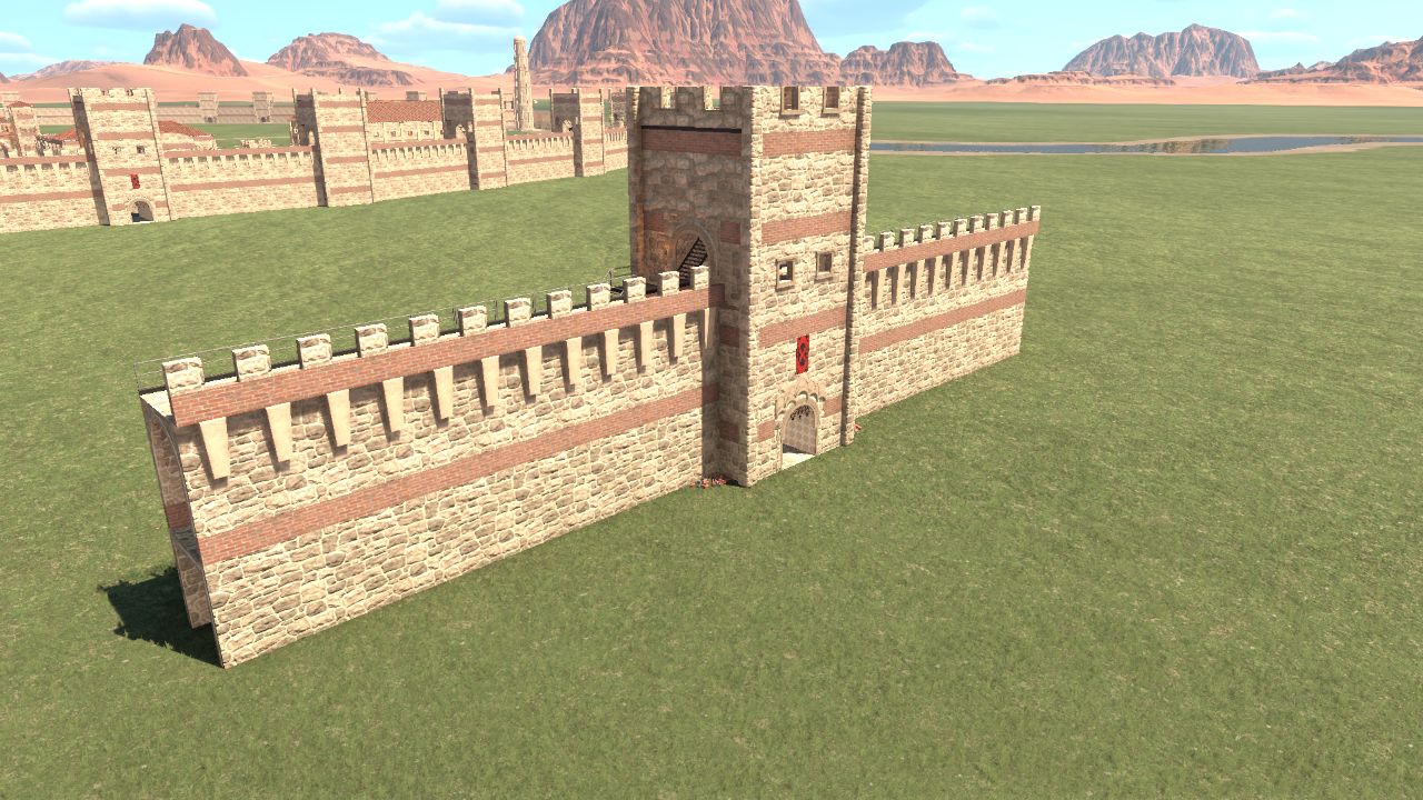 Roman/Byzantine Wall with Gate