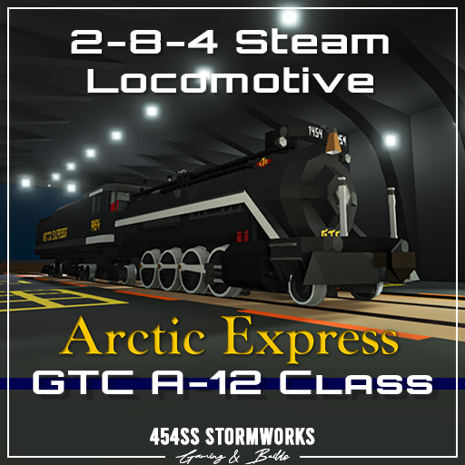 GTC A-12 "Arctic Express" Steam Locomotive (RCU Standard)