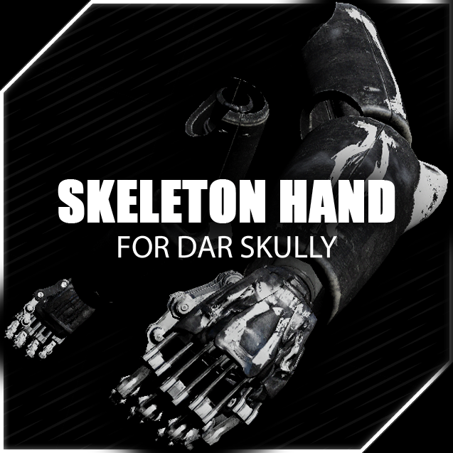 Skeleton hand for DAR Skully