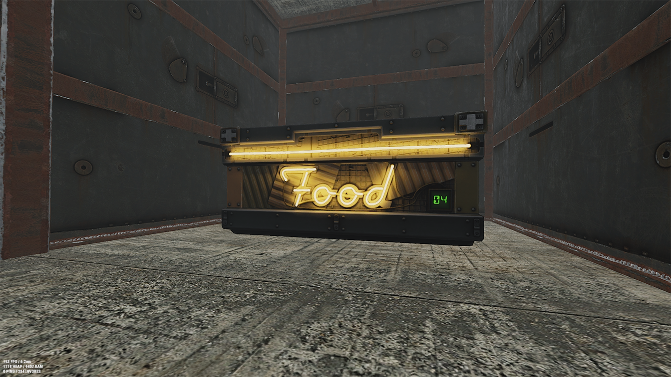 Neon Food Storage