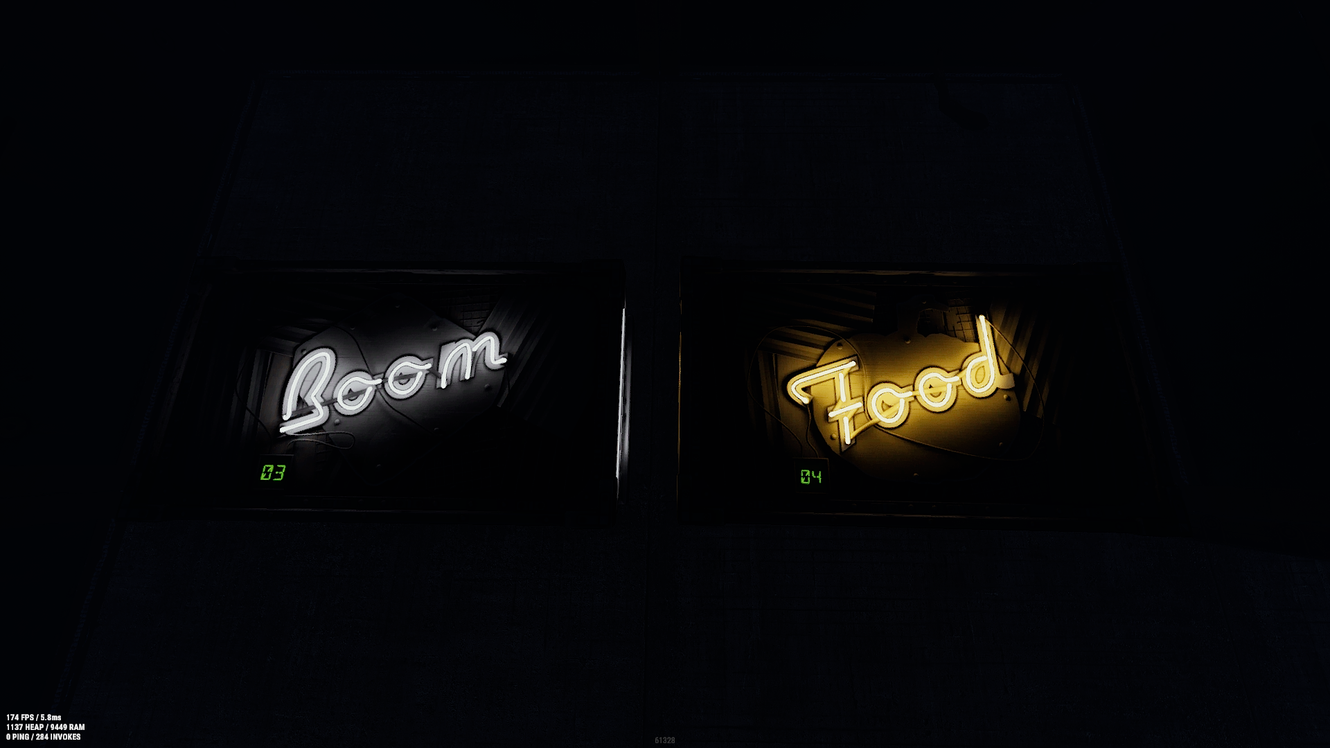 Neon Food Storage