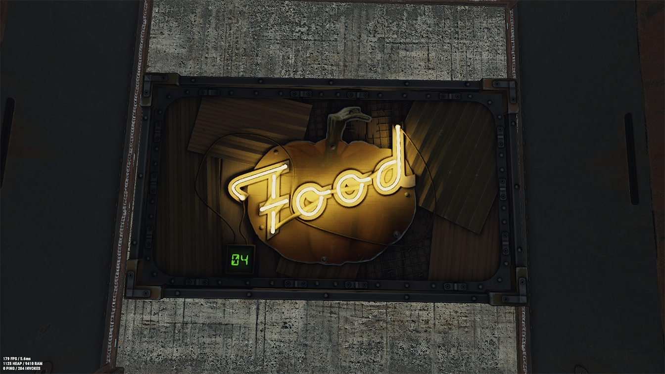 Neon Food Storage
