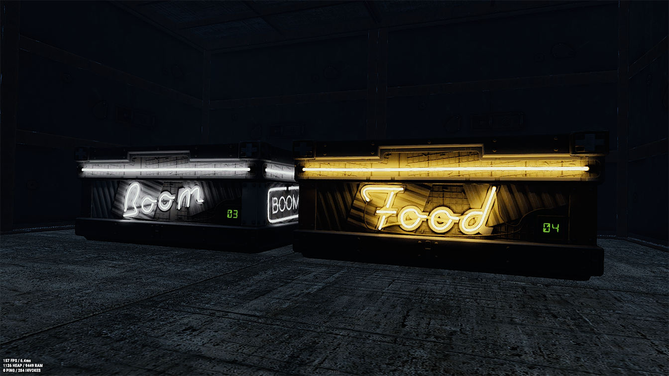 Neon Food Storage