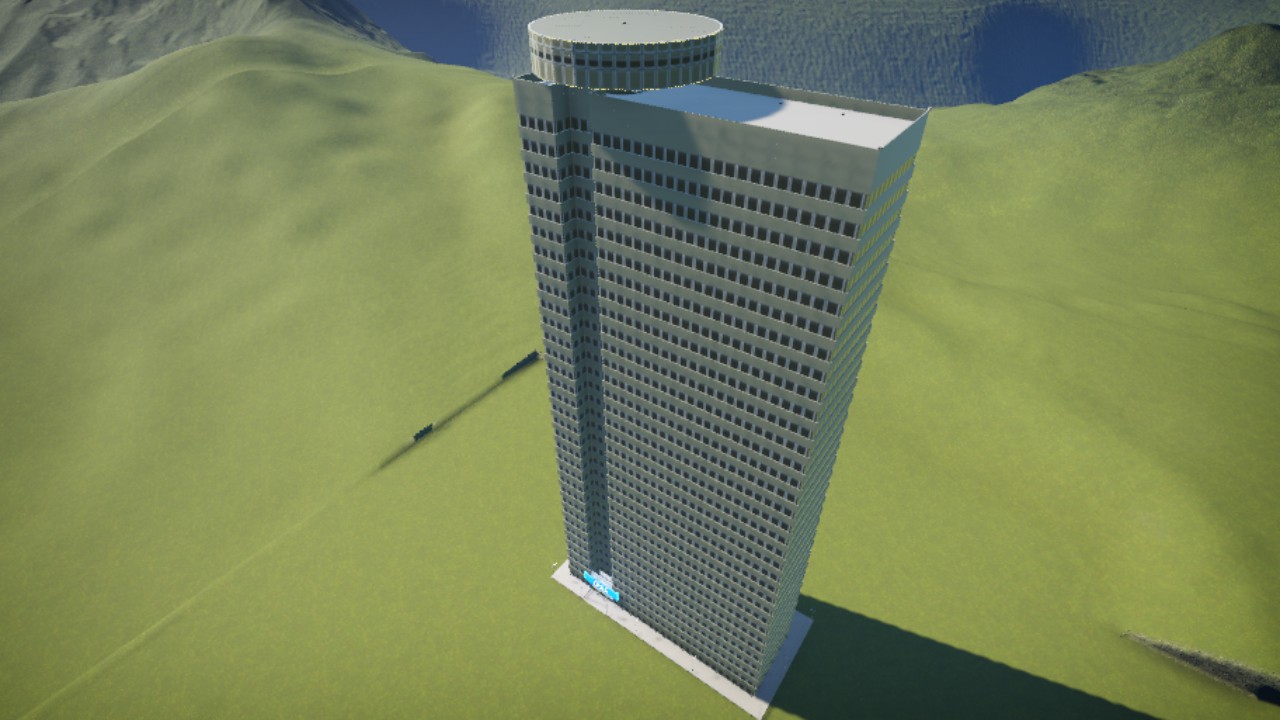 Skyscraper. -  Skies Kansas City Tower/Rotating Restaurant  and Drop Tower Ride