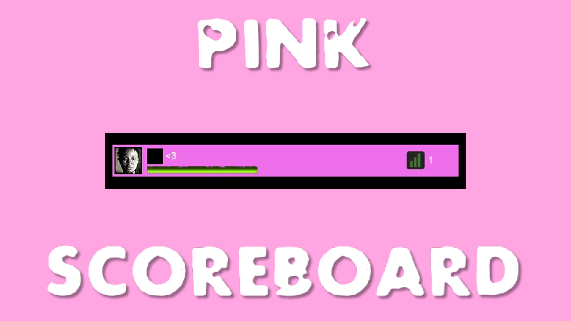 Pink Scoreboard – Left 4 Dead 2 Mod