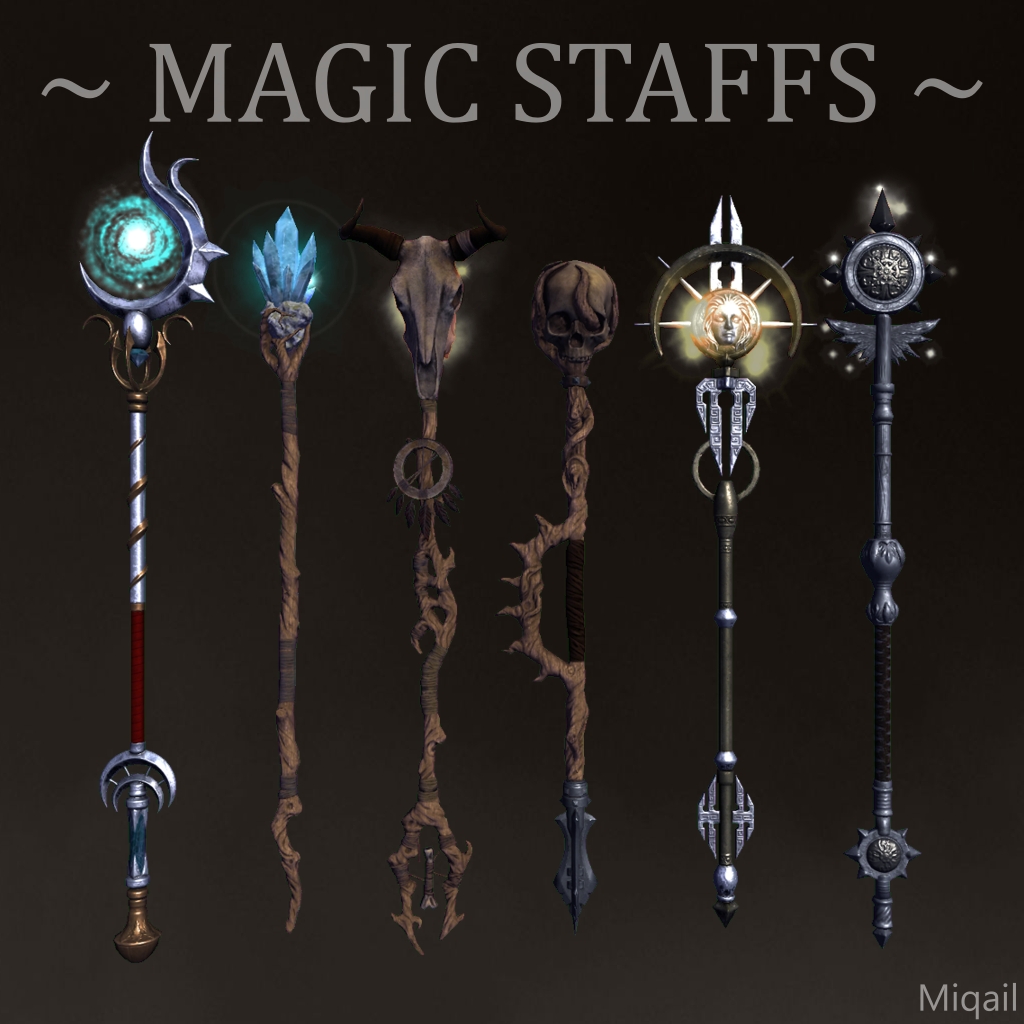 Enhanced Mage Staffs