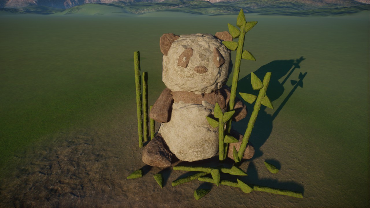 Big Panda statue v2