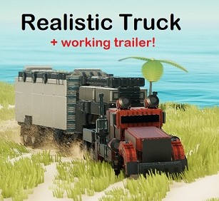Realistic truck (trailer)