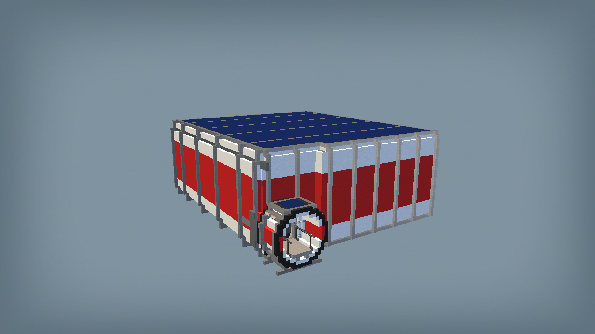 Reinforced XL Base Piece Template (airlock/decontamination included)