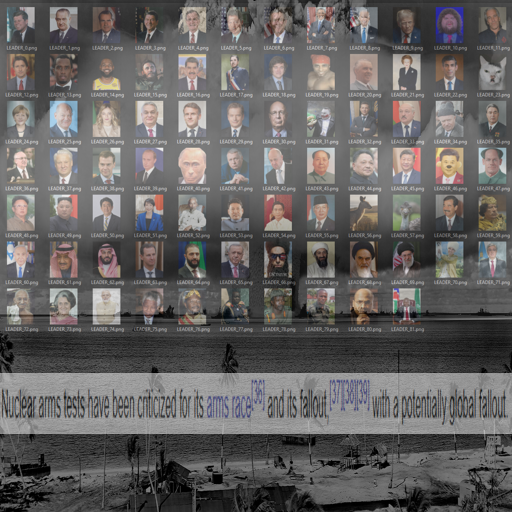 Escalating World Leaders (portrait pack)