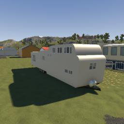 1950 8x42 split level mobile home