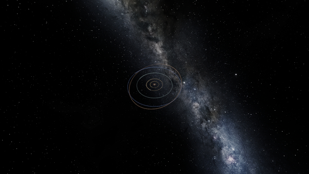 solar system planet and moon only